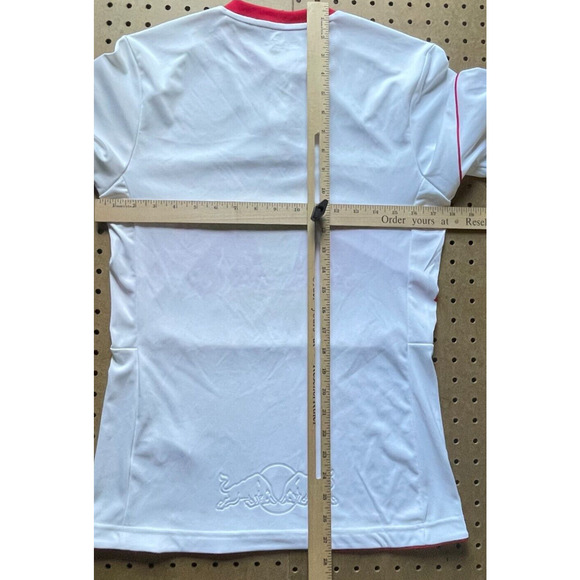 NWOT Adidas New York Redbull MLS Soccer Jersey USA Patches Logo Small Men - Picture 12 of 14